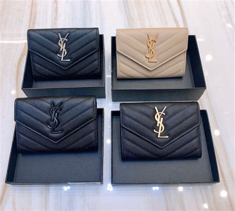 mini wallet ysl ebay|ysl card wallet.